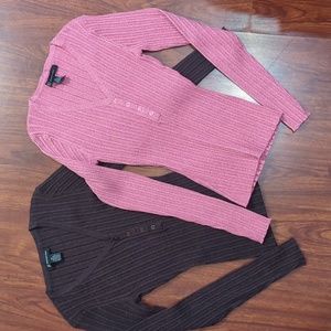 2 INC International sparkly Long sleeve shirt